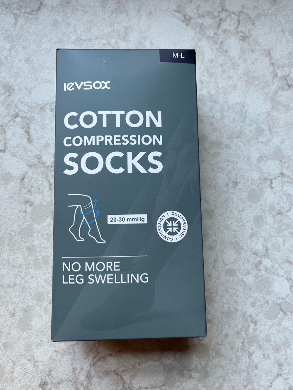 Levsox Compression Socks - Neutral 2-Pack - Picture 6 of 10